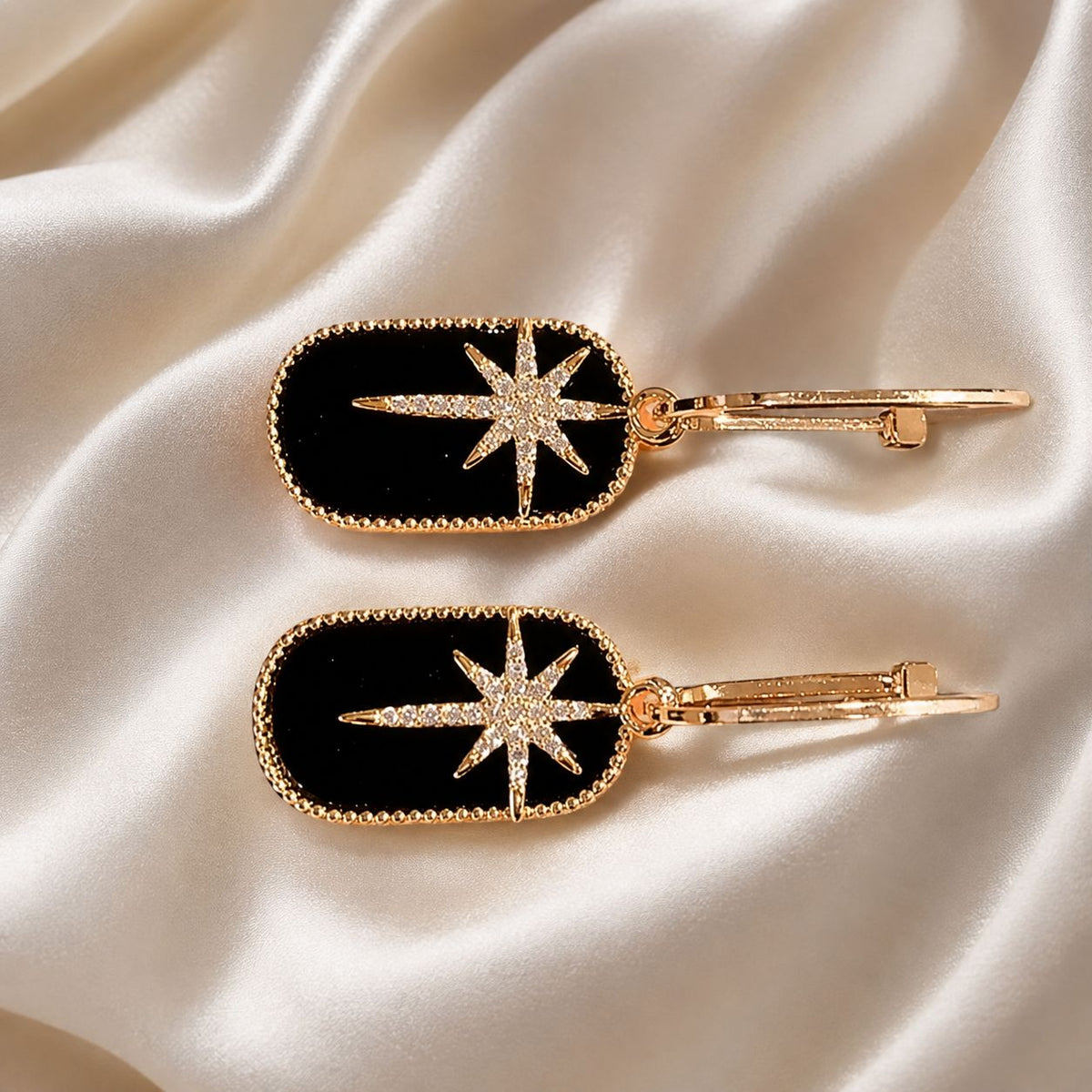 Celestial Starburst Drop Earrings